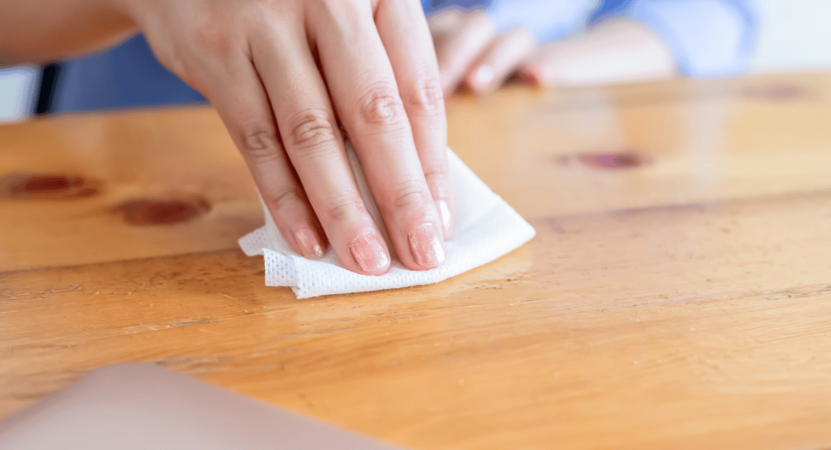 Switching to Pregnancy-Safe Cleaning Products - Wood Polish