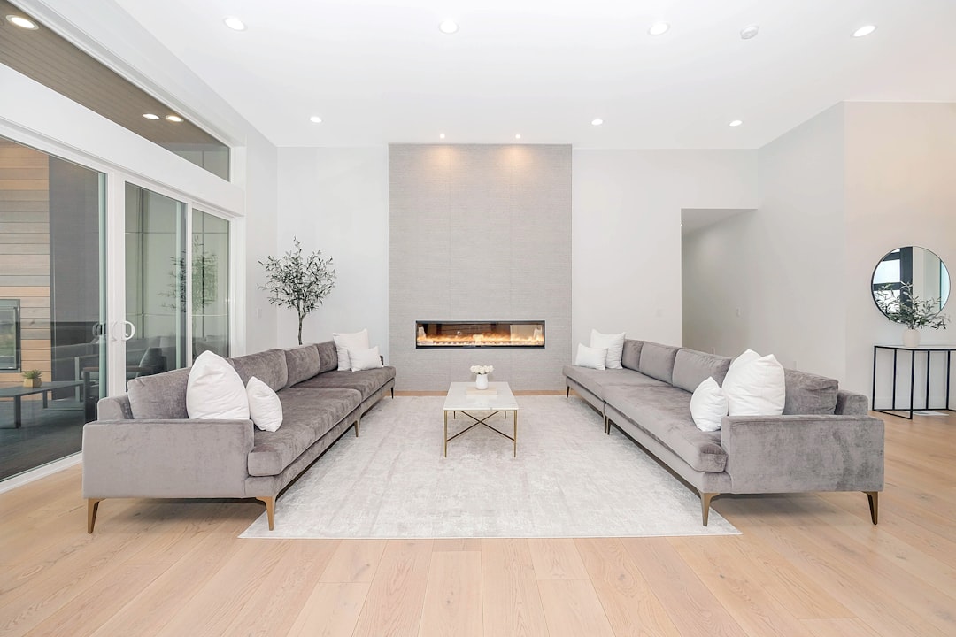 Bright modern home interior