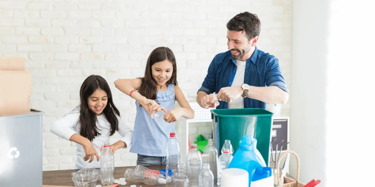 Expert Tips for a Cleaner, Healthier Home Year-Round Expert Tips for a Cleaner, Healthier Home Year-Round | Kids assisting their dad with recycling.