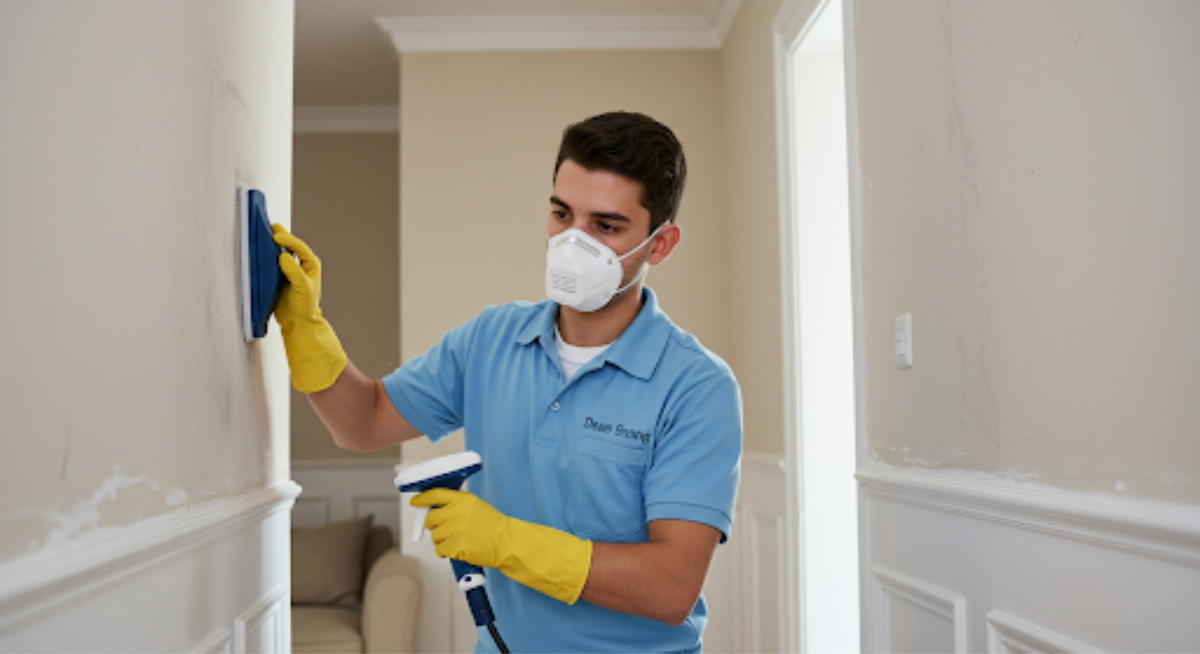 Step 3_Clean the Walls and Baseboards