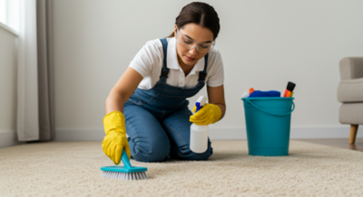 Image showcasing How to Disinfect Carpet: Sanitizing Methods for Every Carpet Type