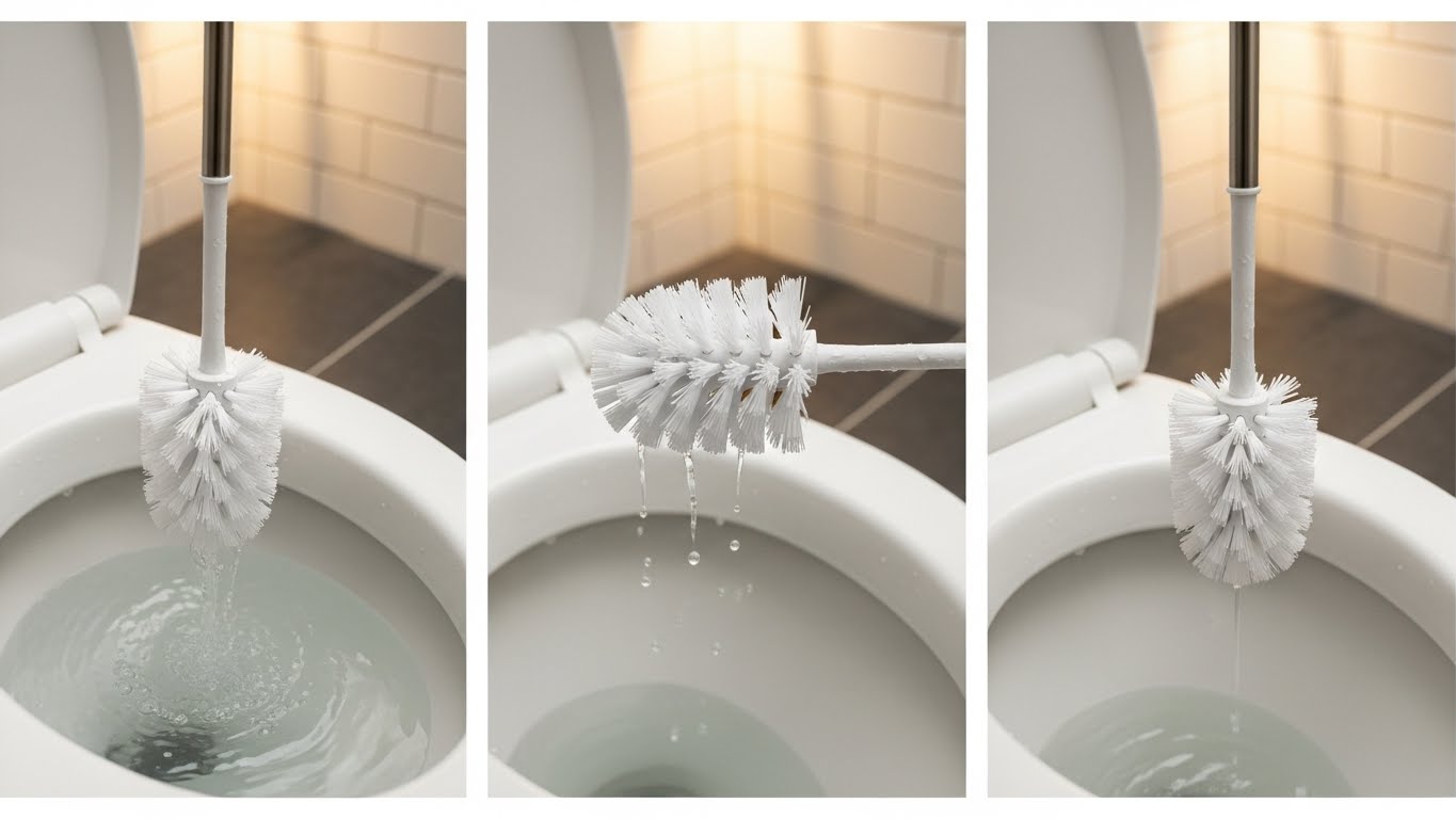Drying & Maintaining the Toilet Brush