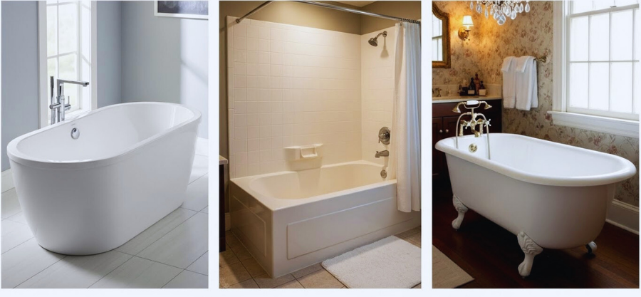 Cleaning by Bathtub Material