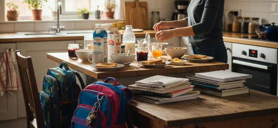 Busy Parent Morning Chaos