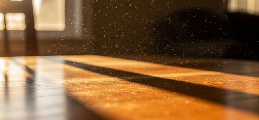 Dust Visible in Sunlight