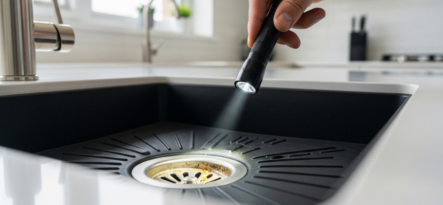 Inspecting Splash Guard