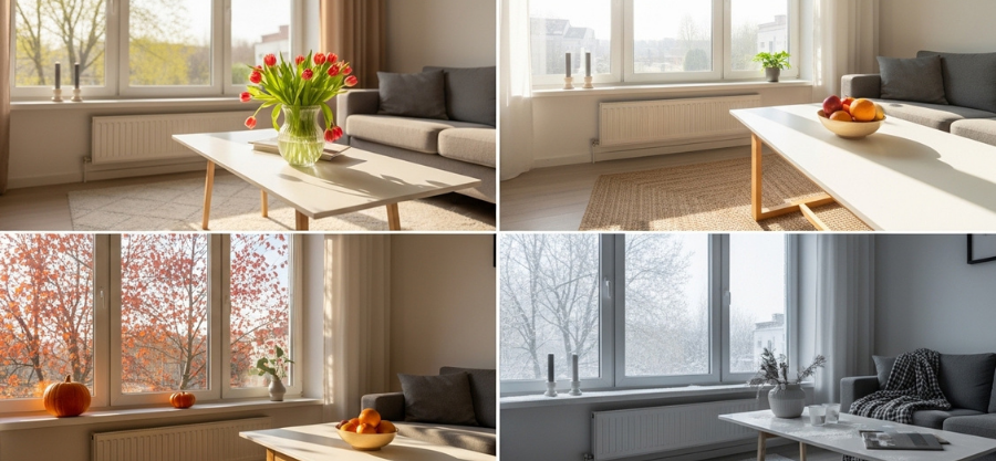 Seasonal Split Scene