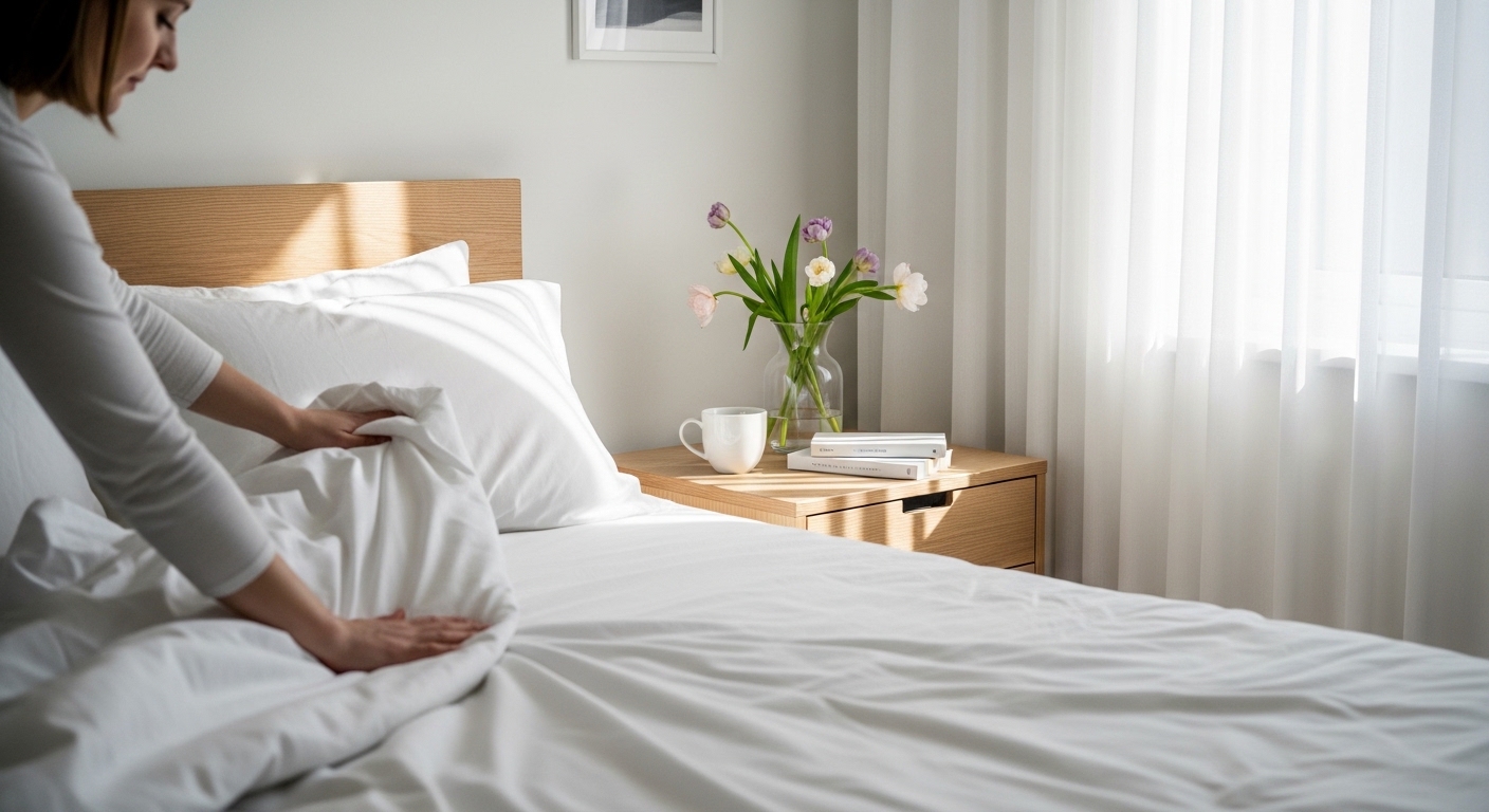 Bedroom Spring Cleaning Section