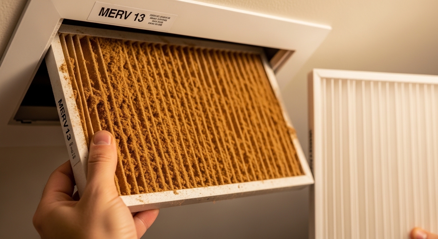 HVAC Filter Section — Step 1