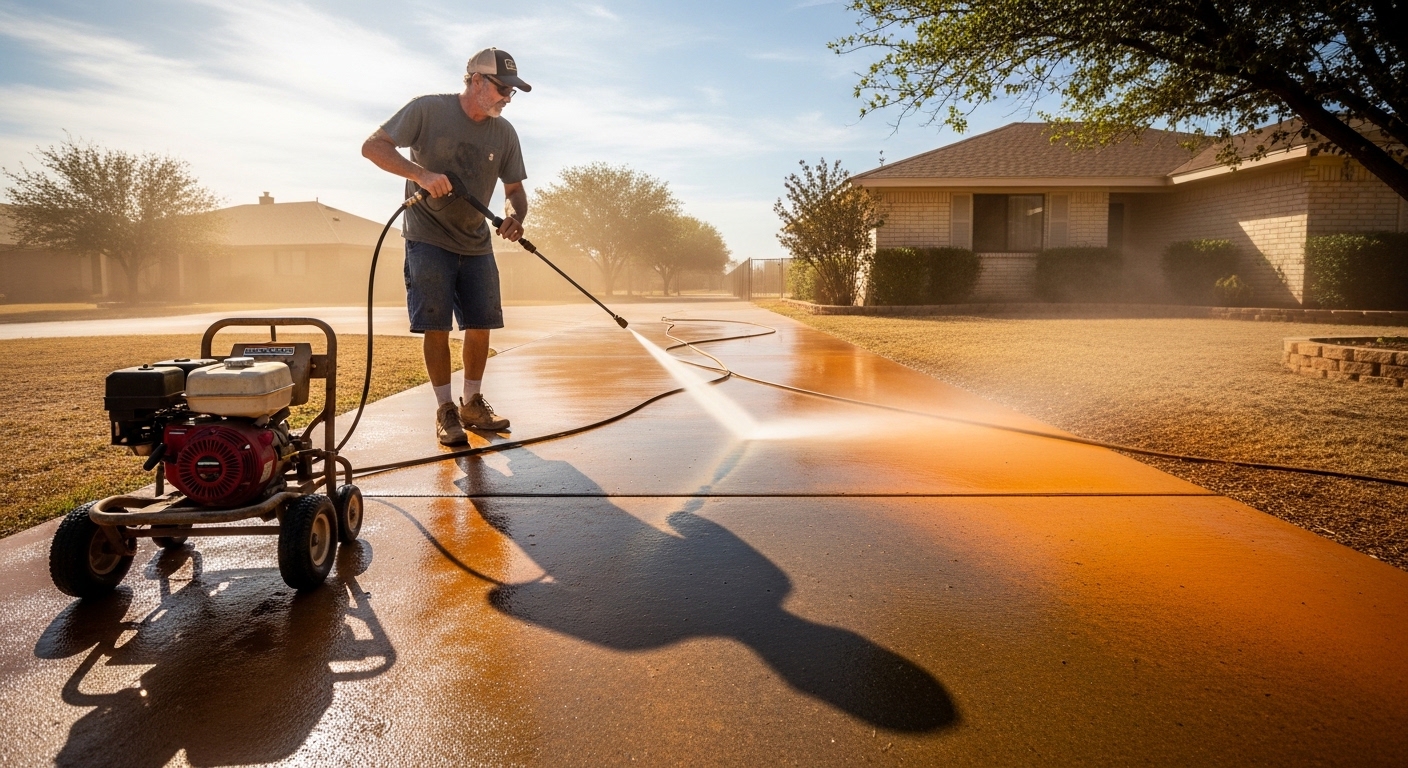 Outdoor & Exterior Cleanup Section