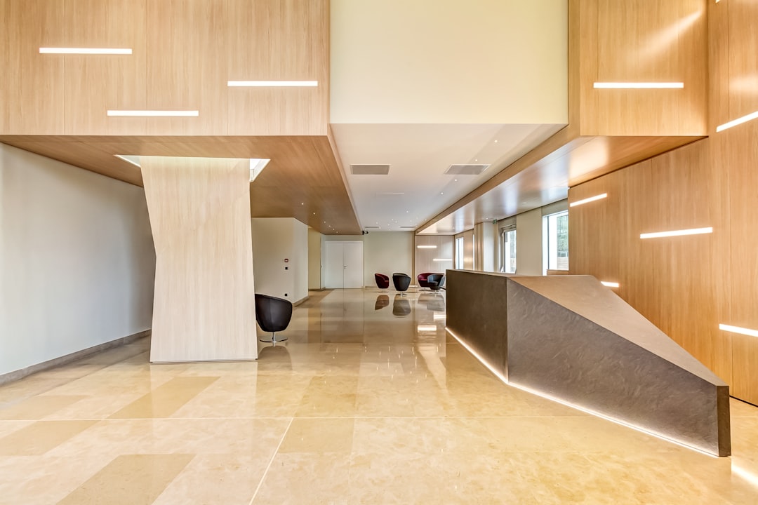 Clean medical office reception area