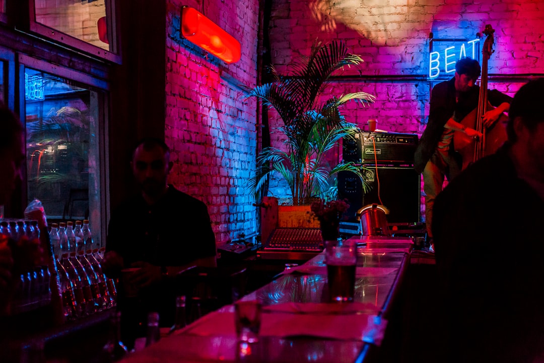 Modern bar and nightlife venue interior