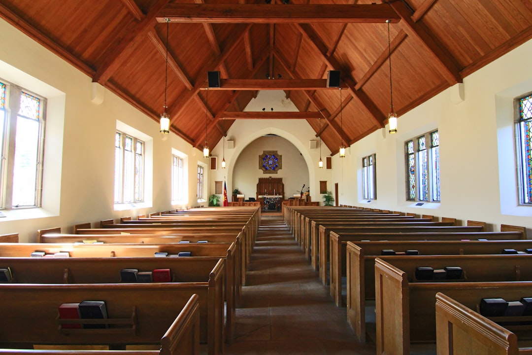 Clean worship facility interior